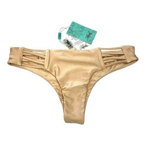 NWT Heat Swimwear Cut Out Brazilian Bikini Bottom size XL